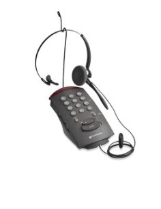 POLY T10 Auricolare Cablato Ufficio Nero