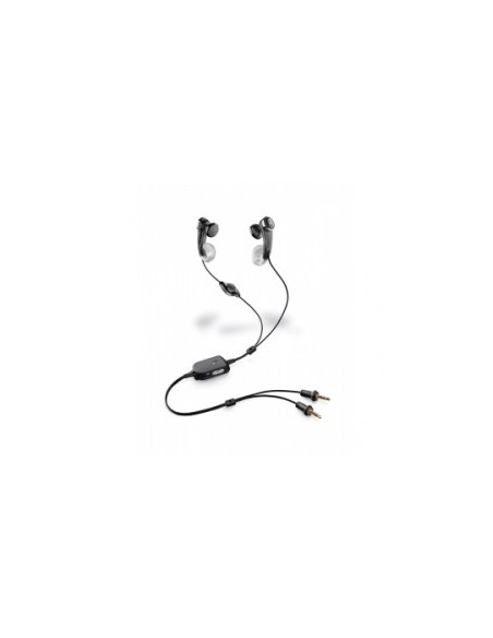 POLY Audio 440 Auricolare Cablato In-ear Musica e Chiamate Nero, Bianco
