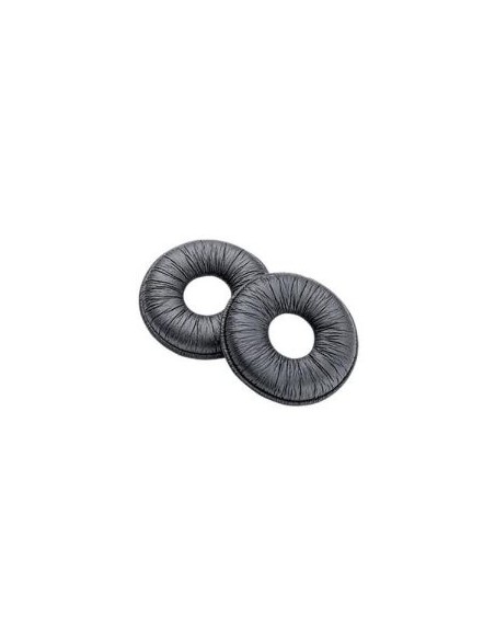 POLY 38065-25 cuscinetto per auricolari Finta pelle Nero 25 pz