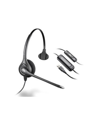 POLY HW251N DA-M Auricolare Cablato A Padiglione Ufficio Nero