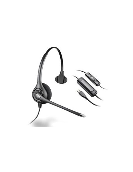 POLY HW251N DA-M Auricolare Cablato A Padiglione Ufficio Nero
