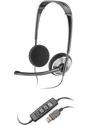 POLY .Audio 478 Auricolare Cablato A Padiglione Ufficio Argento