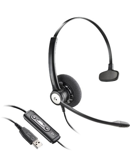 POLY 81964-42 cuffia e auricolare Cablato Ufficio Nero