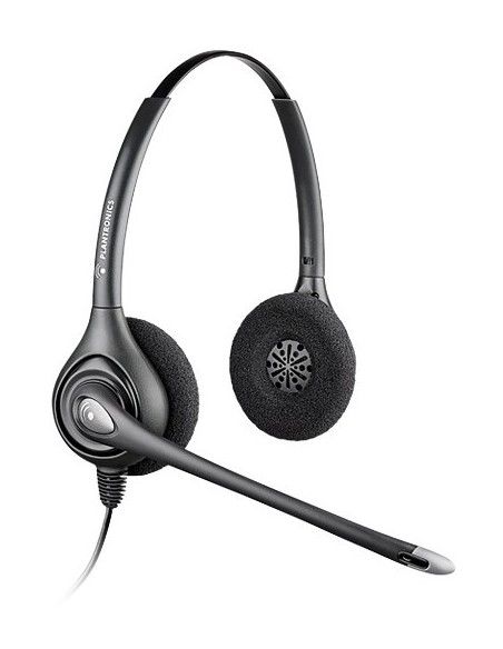 POLY SupraPlus HW361N A Wideband Auricolare Cablato A Padiglione Ufficio Argento