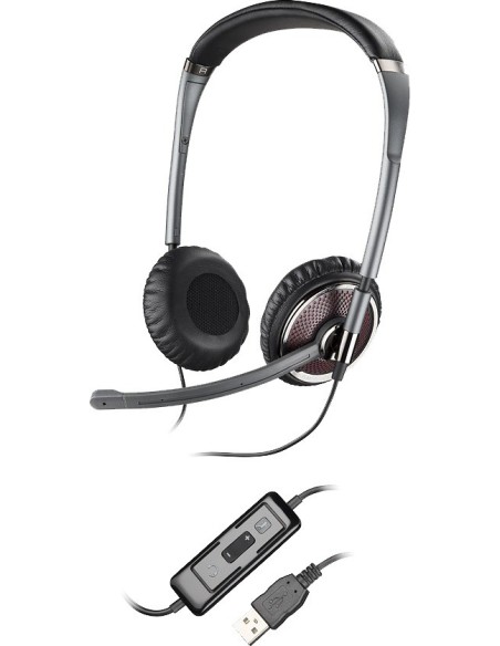 POLY Blackwire C420-M Auricolare Cablato Musica e Chiamate Nero, Grigio