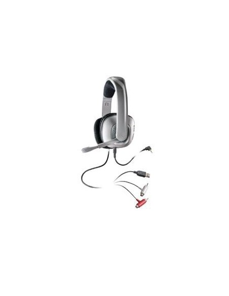 POLY GameCom X40 Auricolare Cablato A Padiglione Giocare Argento