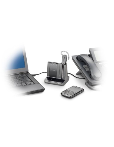 POLY Savi W740-M Auricolare Wireless A clip Ufficio Nero