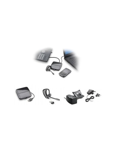 POLY Voyager Pro UC   MDA200 Auricolare Wireless A clip, In-ear Bluetooth Nero, Grigio