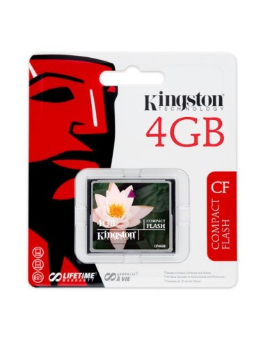 Kingston Technology 4GB CF Card CompactFlash Flash