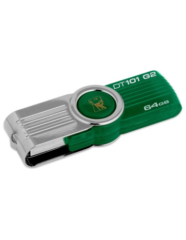 Kingston Technology DataTraveler 101 G2 unità flash USB 64 GB USB tipo A 2.0 Verde