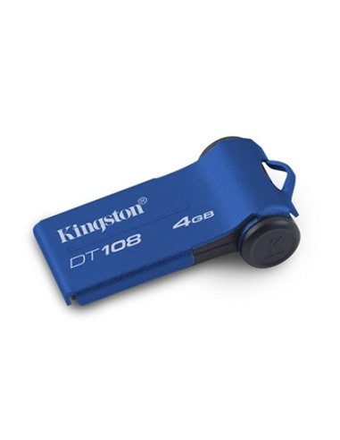 Kingston Technology DataTraveler 108 unità flash USB 4 GB USB tipo A 2.0 Blu