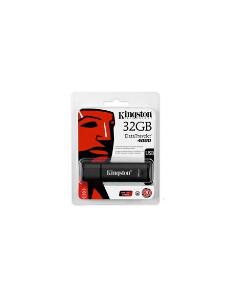 Kingston Technology DataTraveler 4000 32GB unità flash USB USB tipo A 2.0 Nero