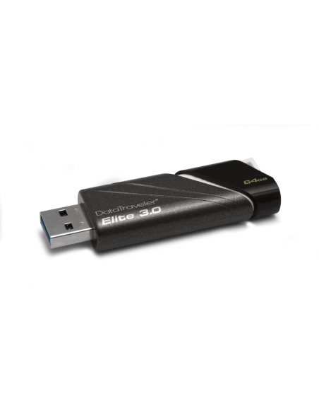 Kingston Technology DataTraveler Elite 3.0 64GB unità flash USB USB tipo A 3.2 Gen 1 (3.1 Gen 1) Nero, Grafite, Bianco