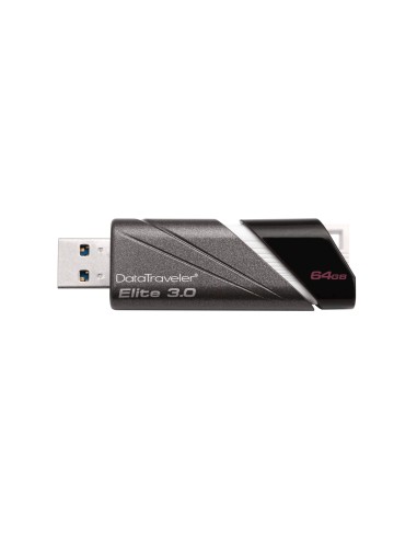 Kingston Technology DataTraveler Elite 3.0 64GB unità flash USB USB tipo A 3.2 Gen 1 (3.1 Gen 1) Nero, Grafite, Bianco