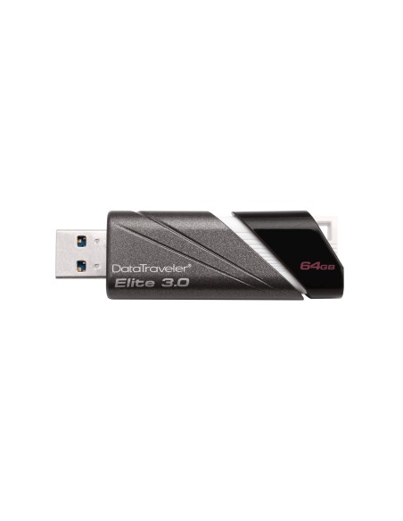 Kingston Technology DataTraveler Elite 3.0 64GB unità flash USB USB tipo A 3.2 Gen 1 (3.1 Gen 1) Nero, Grafite, Bianco