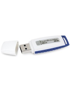 Kingston Technology DataTraveler G3 16GB unità flash USB USB tipo A 2.0 Blu, Bianco