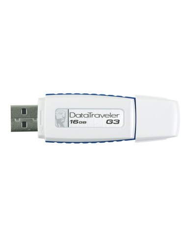 Kingston Technology DataTraveler G3 16GB unità flash USB USB tipo A 2.0 Blu, Bianco