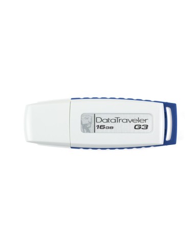 Kingston Technology DataTraveler G3 16GB unità flash USB USB tipo A 2.0 Blu, Bianco