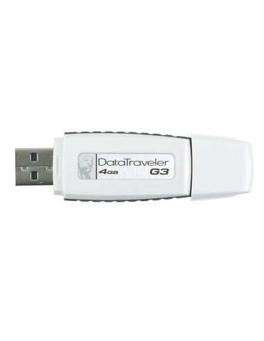 Kingston Technology DataTraveler G3 4GB unità flash USB USB tipo A 2.0 Grigio, Bianco