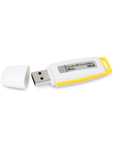 Kingston Technology DataTraveler G3 8GB unità flash USB USB tipo A 2.0 Bianco, Giallo