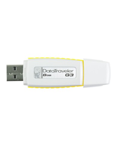 Kingston Technology DataTraveler G3 8GB unità flash USB USB tipo A 2.0 Bianco, Giallo