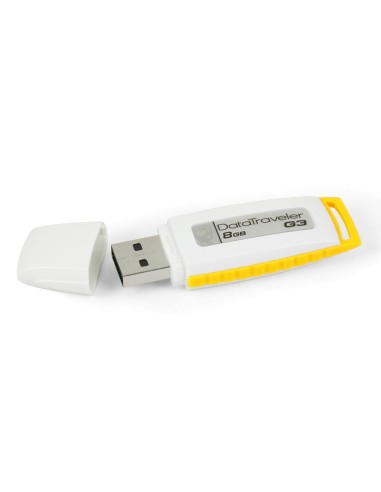 Kingston Technology DataTraveler G3 8GB unità flash USB USB tipo A 2.0 Bianco, Giallo