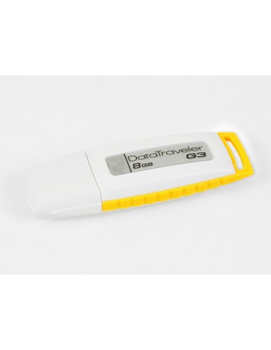 Kingston Technology DataTraveler G3 8GB unità flash USB USB tipo A 2.0 Bianco, Giallo