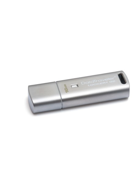 Kingston Technology DataTraveler Locker+ G2 16GB unità flash USB USB tipo A 3.2 Gen 1 (3.1 Gen 1) Argento