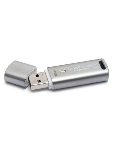 Kingston Technology DataTraveler Locker+ G2 16GB unità flash USB USB tipo A 3.2 Gen 1 (3.1 Gen 1) Argento