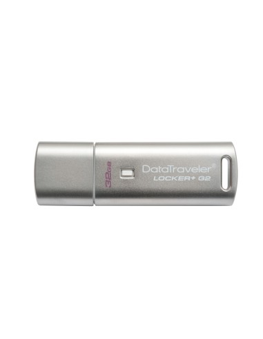 Kingston Technology DataTraveler Locker+ G2 32GB unità flash USB USB tipo A 3.2 Gen 1 (3.1 Gen 1) Argento