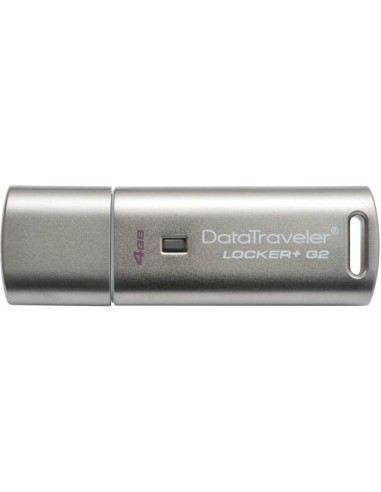 Kingston Technology DataTraveler Locker+ G2, 4GB unità flash USB USB tipo A 2.0 Argento