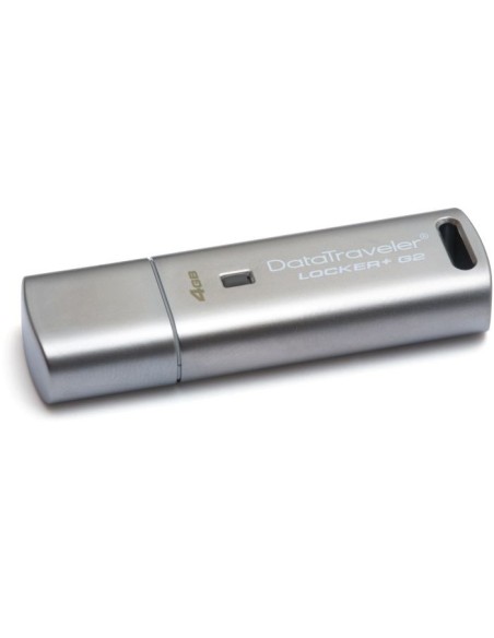 Kingston Technology DataTraveler Locker+ G2, 4GB unità flash USB USB tipo A 2.0 Argento