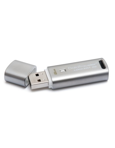 Kingston Technology DataTraveler Locker+ G2 8GB unità flash USB USB tipo A 2.0 Argento