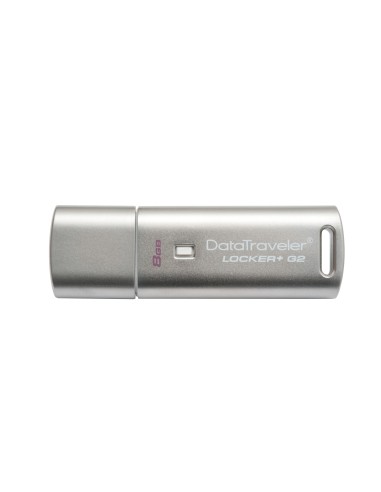 Kingston Technology DataTraveler Locker+ G2 8GB unità flash USB USB tipo A 2.0 Argento
