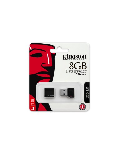 Kingston Technology DataTraveler Micro 8GB unità flash USB USB tipo A 2.0 Nero