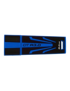 Kingston Technology DataTraveler R3.0 64GB unità flash USB USB tipo A 3.2 Gen 1 (3.1 Gen 1) Nero, Blu