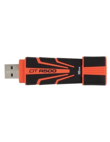 Kingston Technology DataTraveler R500 unità flash USB 16 GB USB tipo A 2.0 Nero, Arancione