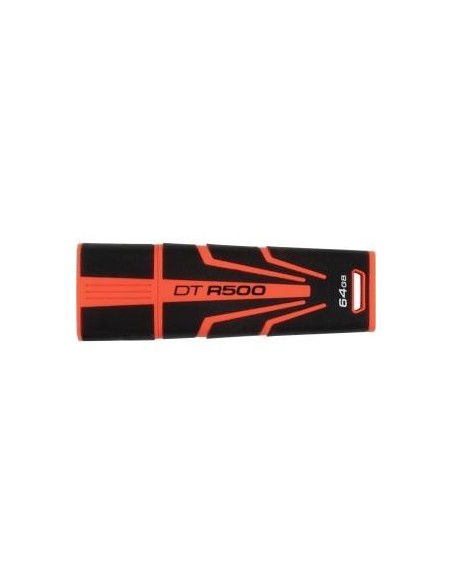Kingston Technology DataTraveler R500 64GB unità flash USB USB tipo A 2.0 Nero, Arancione