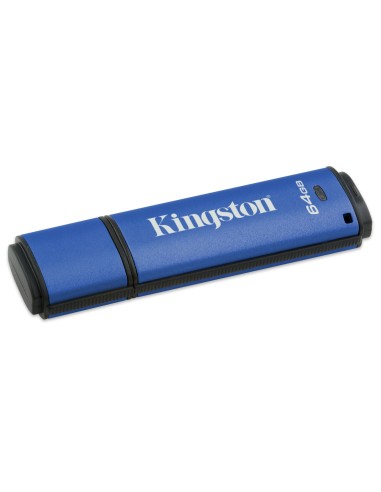 Kingston Technology DataTraveler Vault 64GB unità flash USB USB tipo A 2.0 Blu