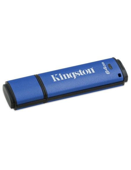 Kingston Technology DataTraveler Vault 64GB unità flash USB USB tipo A 2.0 Blu