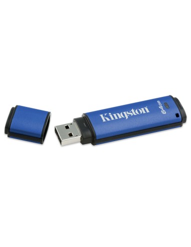 Kingston Technology DataTraveler Vault 64GB unità flash USB USB tipo A 2.0 Blu