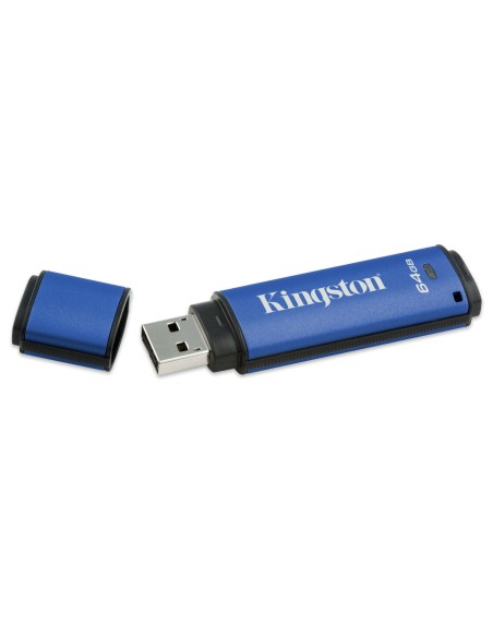Kingston Technology DataTraveler Vault 64GB unità flash USB USB tipo A 2.0 Blu