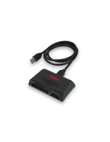 Kingston Technology USB 3.0 Media Reader lettore di schede USB 3.2 Gen 1 (3.1 Gen 1) Nero