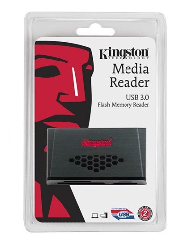 Kingston Technology USB 3.0 Media Reader lettore di schede USB 3.2 Gen 1 (3.1 Gen 1) Nero