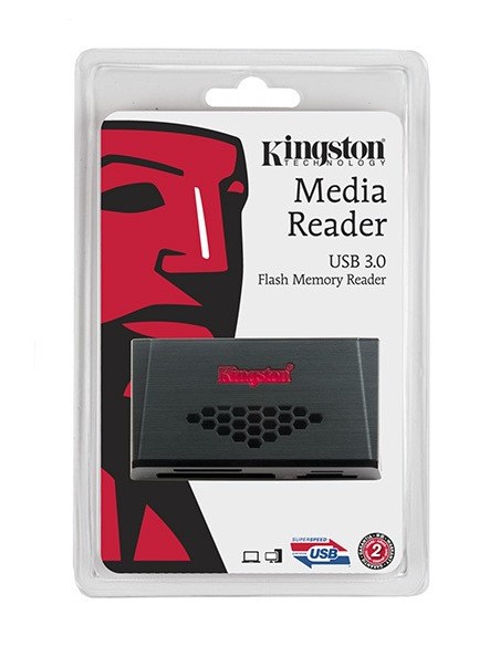 Kingston Technology USB 3.0 Media Reader lettore di schede USB 3.2 Gen 1 (3.1 Gen 1) Nero