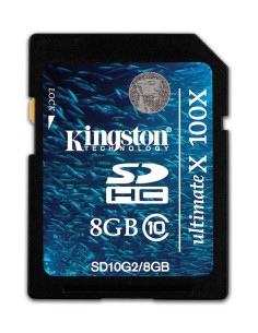 Kingston Technology 8GB SDHC G2 Card Flash