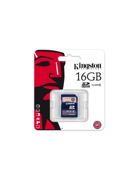 Kingston Technology 16GB SDHC Card Flash Classe 4
