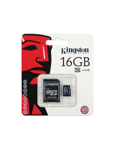 Kingston Technology 16GB microSDHC Flash Classe 10