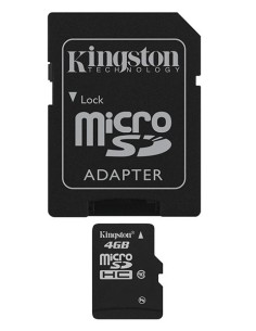 Kingston Technology 4GB microSDHC Card Flash