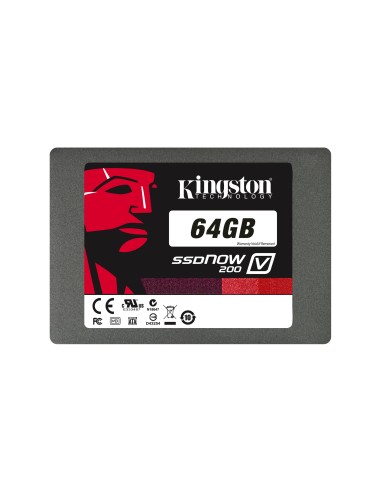 Kingston Technology SSDNow V200 Desktop Notebook upg. kit 2.5" 64 GB Serial ATA III